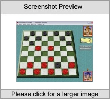 Championship Checkers Pro Board Game for Windows Screenshot